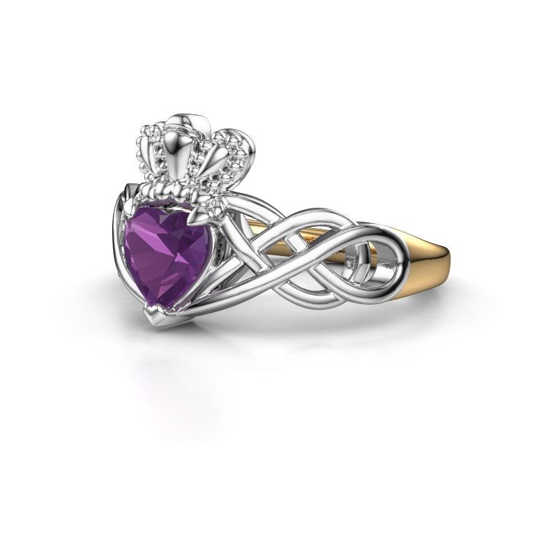 Image of Ring Lucie 585 gold amethyst 6 mm