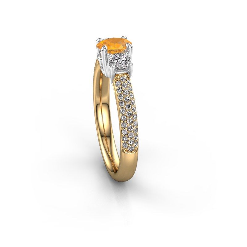 Image of Engagement Ring Marielle Ovl<br/>585 gold<br/>Citrin 6.5x4.5 mm