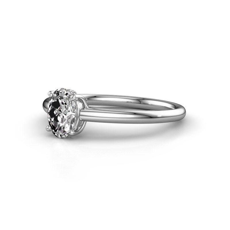 Bild von Verlobungsring haley ovl 1<br/>950 Platin<br/>lab-grown diamant 0.724 crt