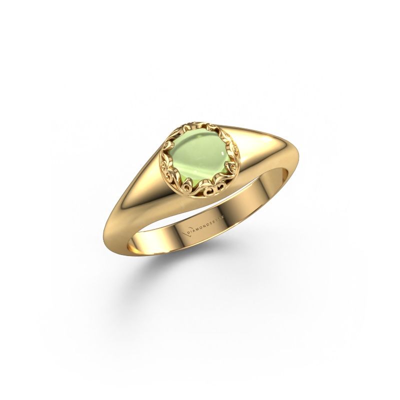 Ring Birgit 585 gold peridot 6 mm