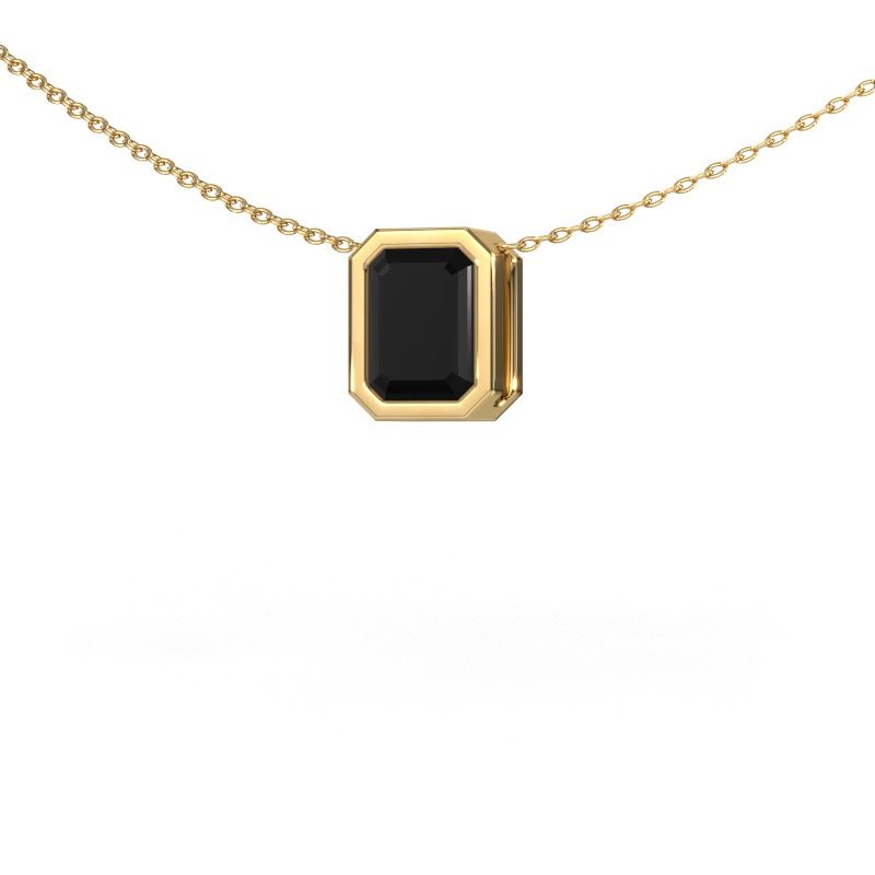 Pendant Lavon EME 585 gold black diamond 2.10 crt