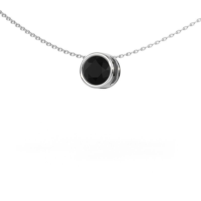 Anhänger Lavon RND 585 Weißgold Schwarz Diamant 1.30 crt