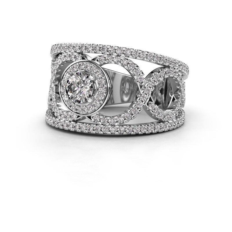 Afbeelding van Ring Regina<br/>585 witgoud<br/>Diamant 1.25 crt