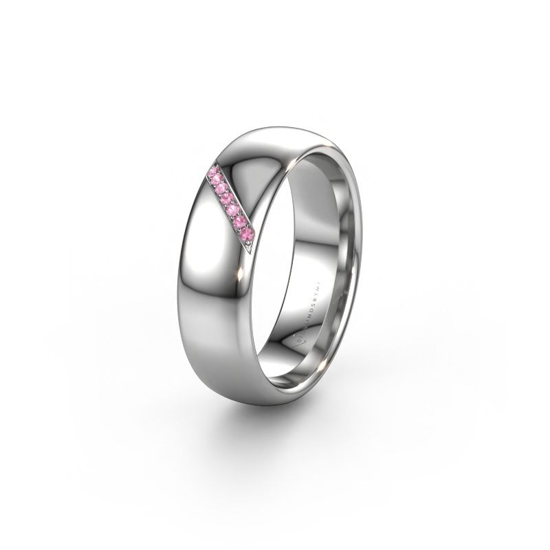 Alliance WH0164L36B 585 or blanc saphir rose ±6x2 mm