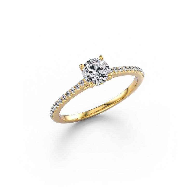 Engagement ring Sophie RND 585 gold lab grown diamond 0.50 crt