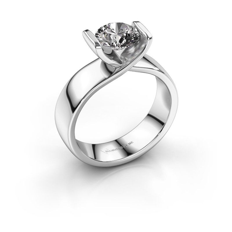 Afbeelding van Verlovingsring Noor 925 zilver diamant 1.00 crt