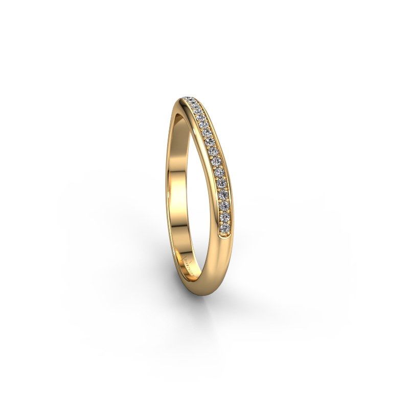 Afbeelding van Aanschuifring SRH0561C20H2<br/>585 goud<br/>Diamant 0.135 crt