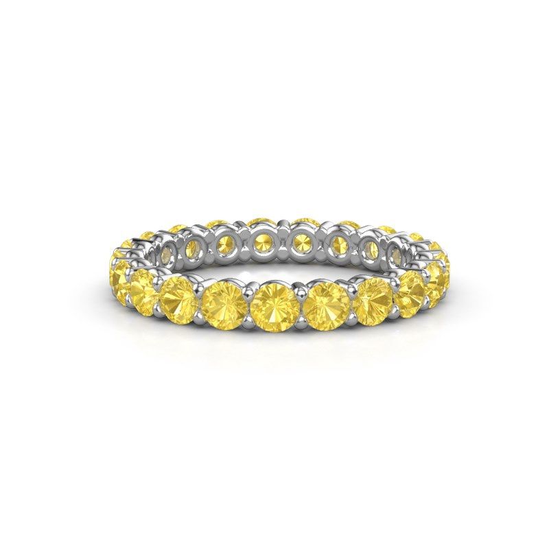 Bild von Ring heddy rnd 2.9<br/>950 Platin<br/>gelb saphir 2.9 mm