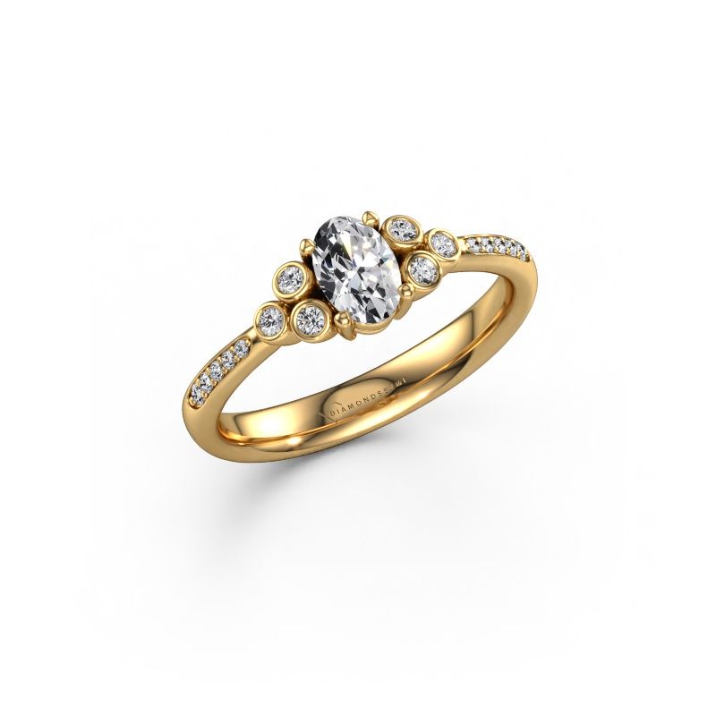 Verlovingsring Lucy 2 585 goud lab-grown diamant 0.525 crt