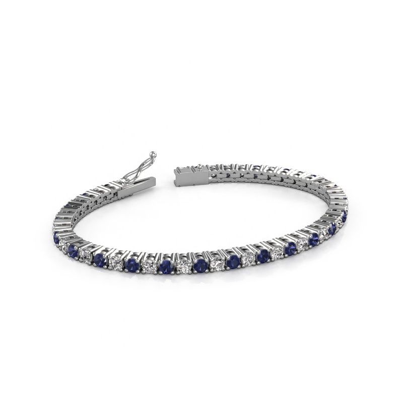 Tennisarmband Karin 3.5 mm 585 witgoud zirkonia 3.5 mm