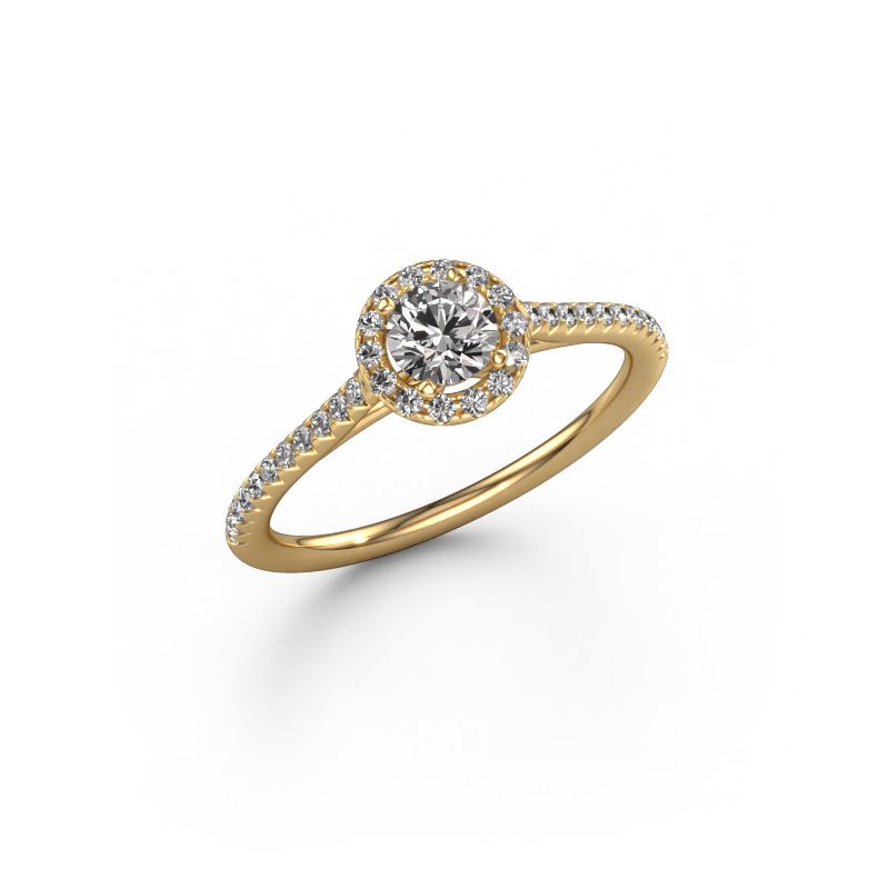 Verlovingsring Seline rnd 2 585 goud diamant 0.655 crt