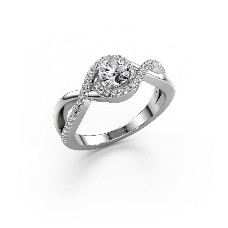 Verlobungsring Melody 950 Platin Lab-grown Diamant 0.50 crt