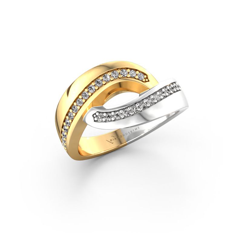 Ring Sharita 585 gold lab grown diamond 0.24 crt