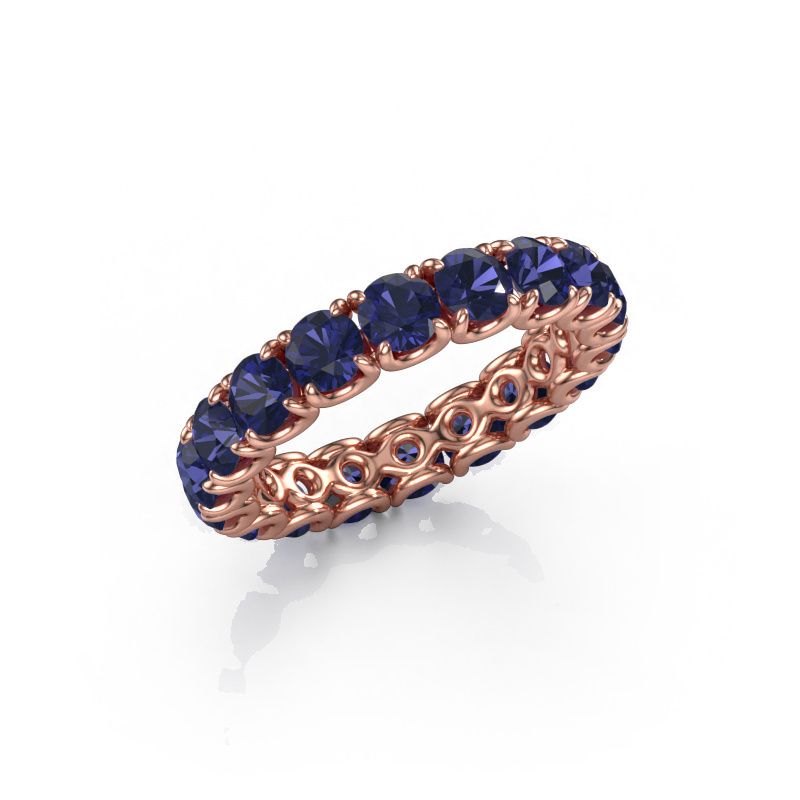 Vorsteckring Estee 3.7 585 Roségold Saphir 3.7 mm