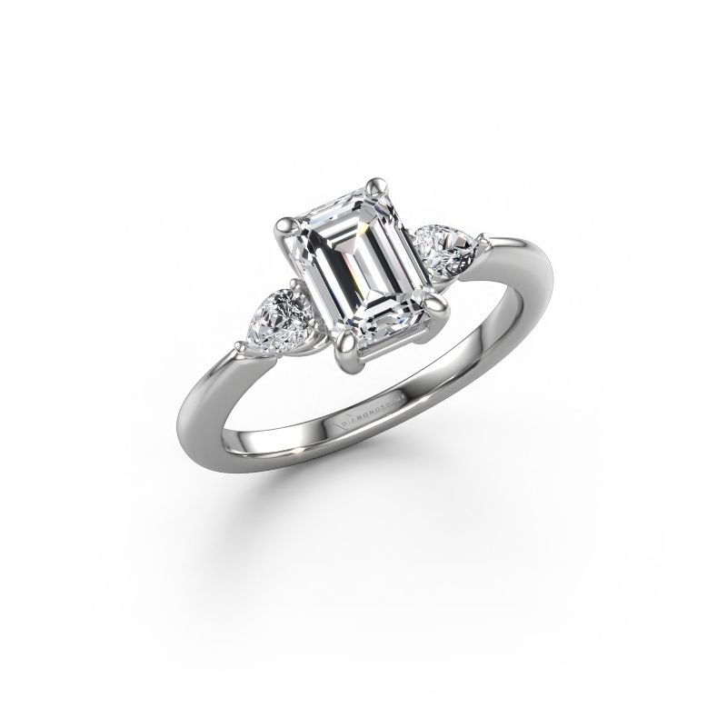 Verlobungsring Chanou EME 950 Platin Diamant 1.92 crt