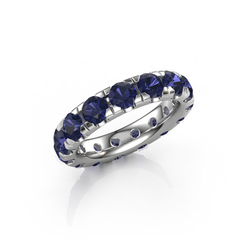 Vorsteckring Jackie 4.2 950 Platin Saphir 4.2 mm