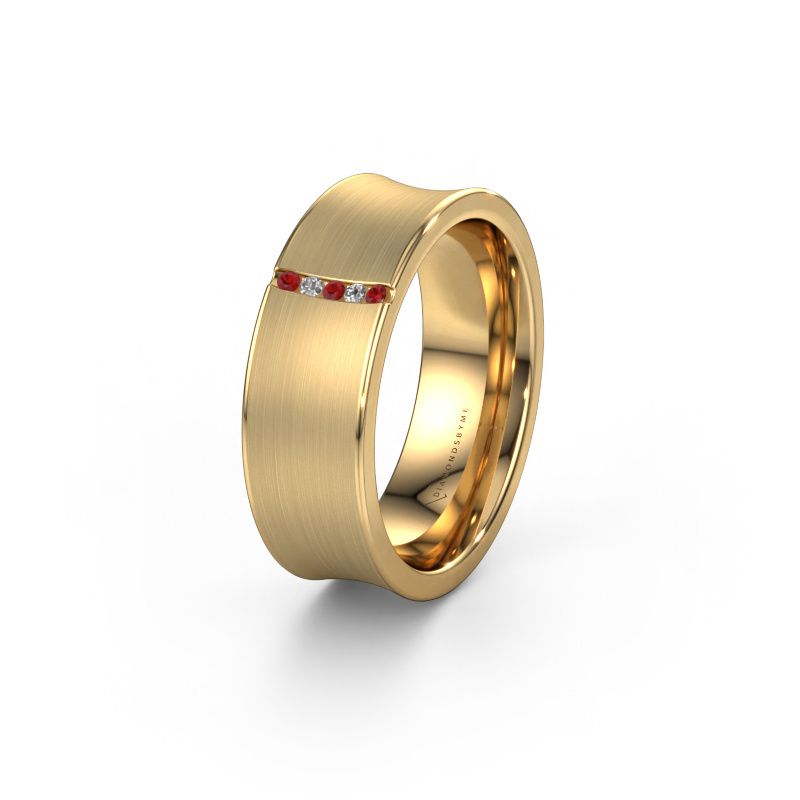 Ehering WH2021B 585 Gold Rubin ±7x2 mm