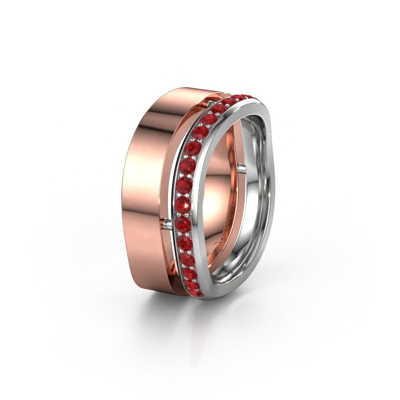 Ehering WH6008L18BP 585 Roségold Rubin ±10x2 mm