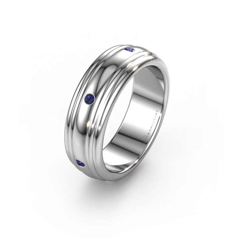 Ehering WH2236L 585 Weißgold Saphir ±6x2.2 mm