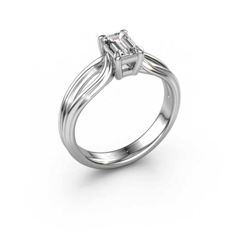 Engagement ring Antonia eme 1 585 white gold diamond 0.90 crt