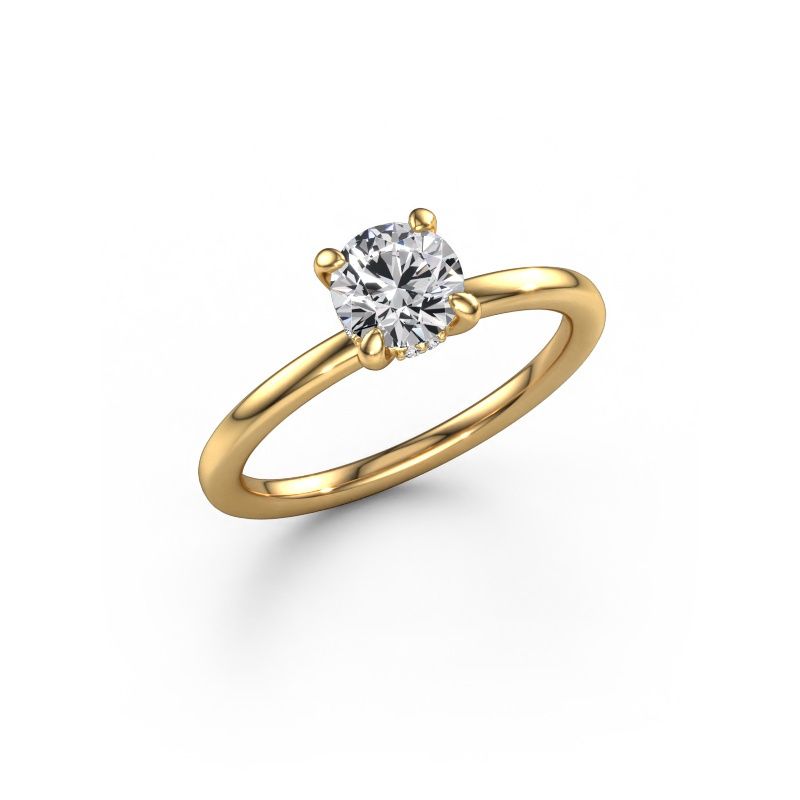 Engagement ring Simone RND 2 585 gold diamond 0.70 crt