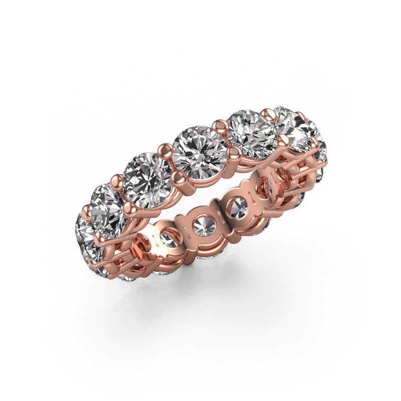 Stackable ring Michelle full 5.0 585 rose gold diamond 7.50 crt