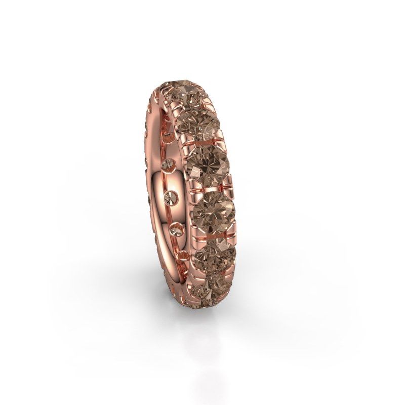 Bild von Vorsteckring jackie 4.2<br/>585 Roségold<br/>Braun Diamant 4.50 crt