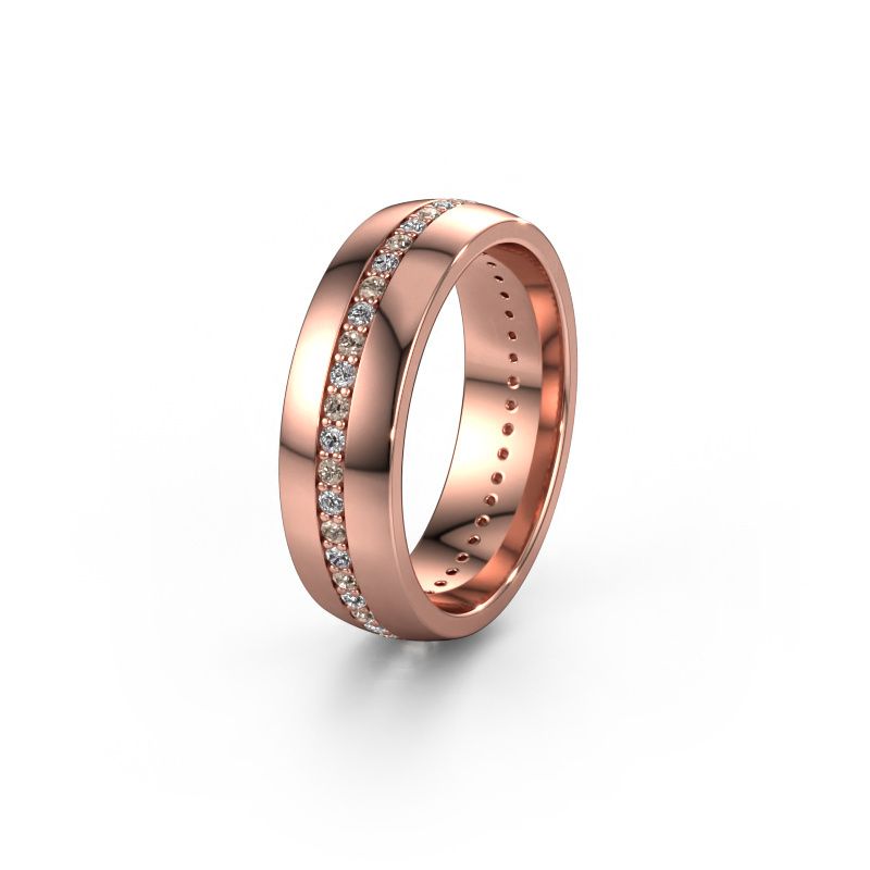 Ehering WH0103L26BP 585 Roségold Braun Diamant 0.44 crt ±6x2 mm