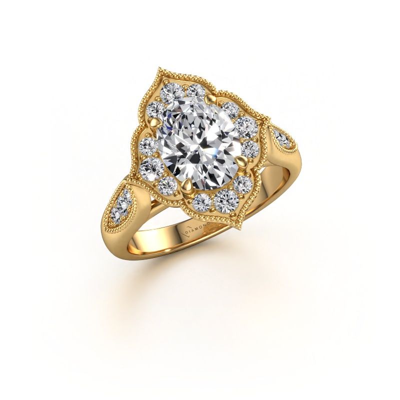 Engagement ring Rosan 585 gold diamond 2.268 crt