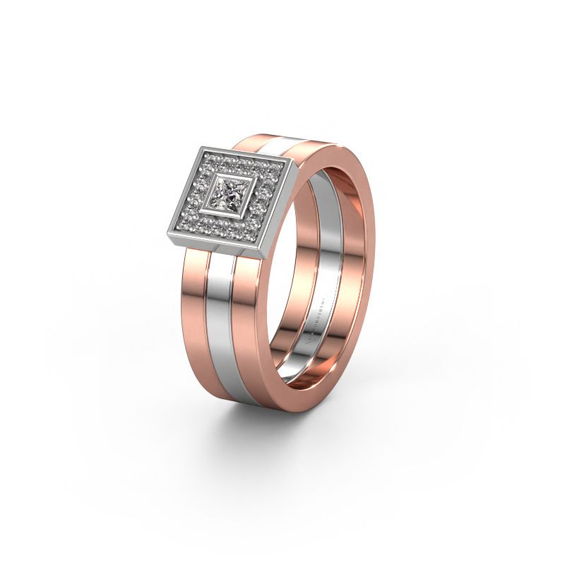 Ehering WH2104L 585 Roségold Zirkonia ±6x2.8 mm