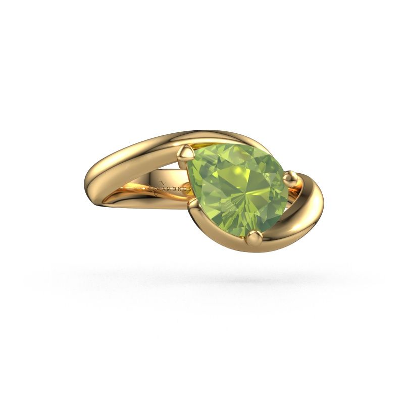 Verlobungsring Aida PER 585 Gold Peridot 9x7 mm
