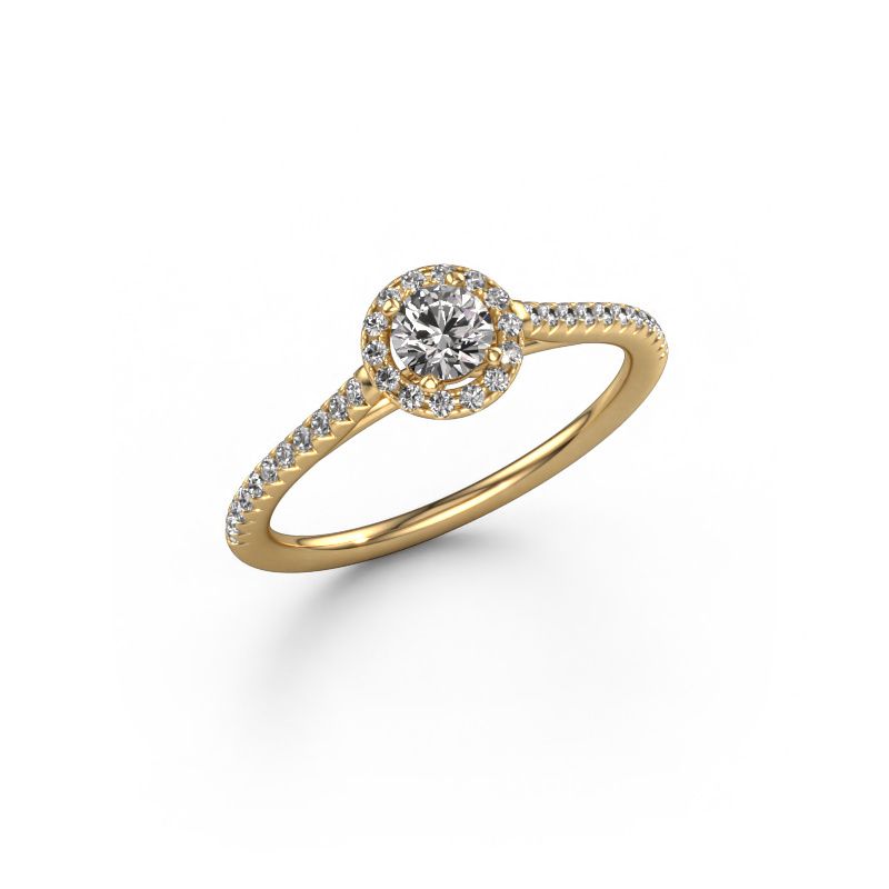 Verlobungsring Seline rnd 2 585 Gold Diamant 0.491 crt