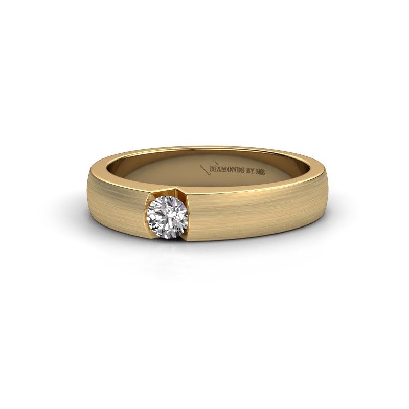 Image de Bague de fiançailles Theresia<br/>585 or jaune<br/>Zircone 3.4 mm