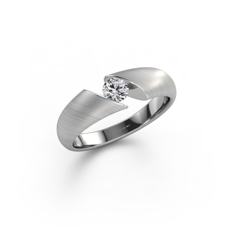 Verlovingsring Hojalien 1 585 witgoud lab-grown diamant 0.25 crt