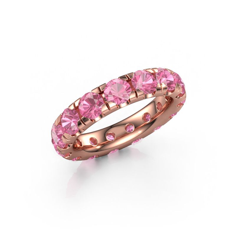 Vorsteckring Jackie 4.2 585 Roségold Pink Saphir 4.2 mm