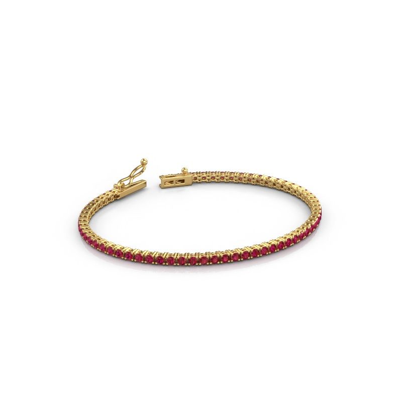Bracelet tennis Shirley 2.2 585 or jaune 2.2 mm