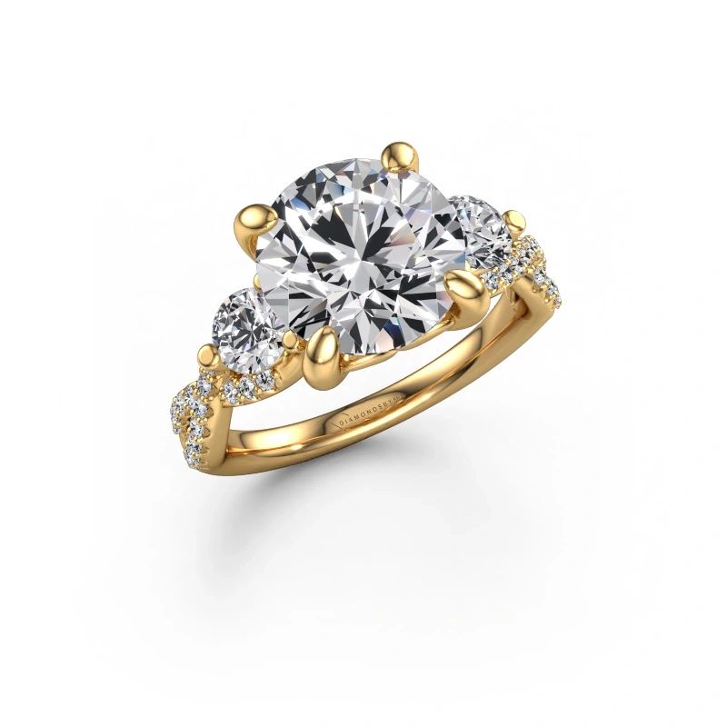Engagement ring Marilou RND 585 gold diamond 4.84 crt