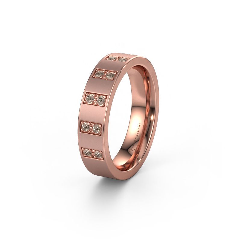 Ehering WH2013L 585 Roségold Braun Diamant ±5 x 2 mm
