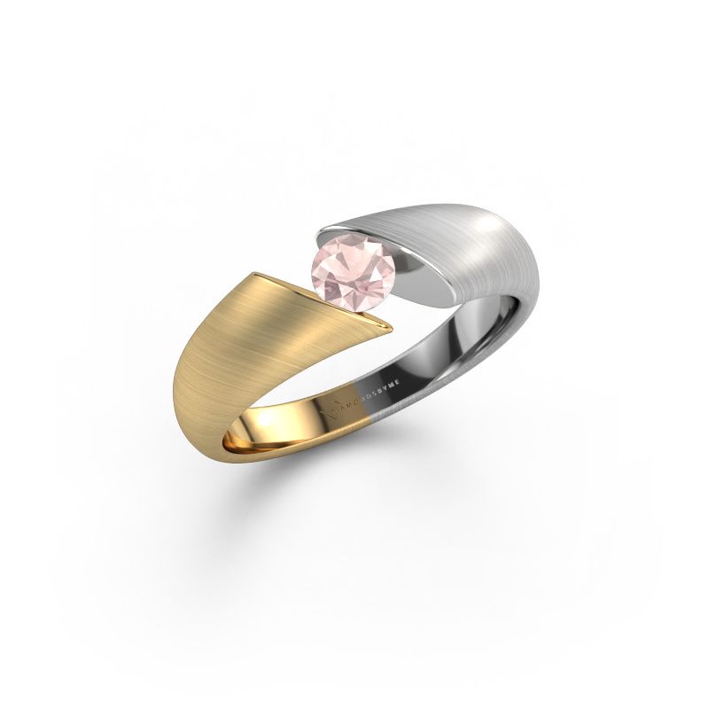 Ring Hojalien 1 585 gold morganite champagne 4.2 mm