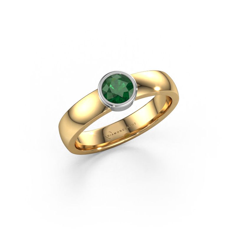Ring Ise 1 585 Gold Smaragd 4.7 mm
