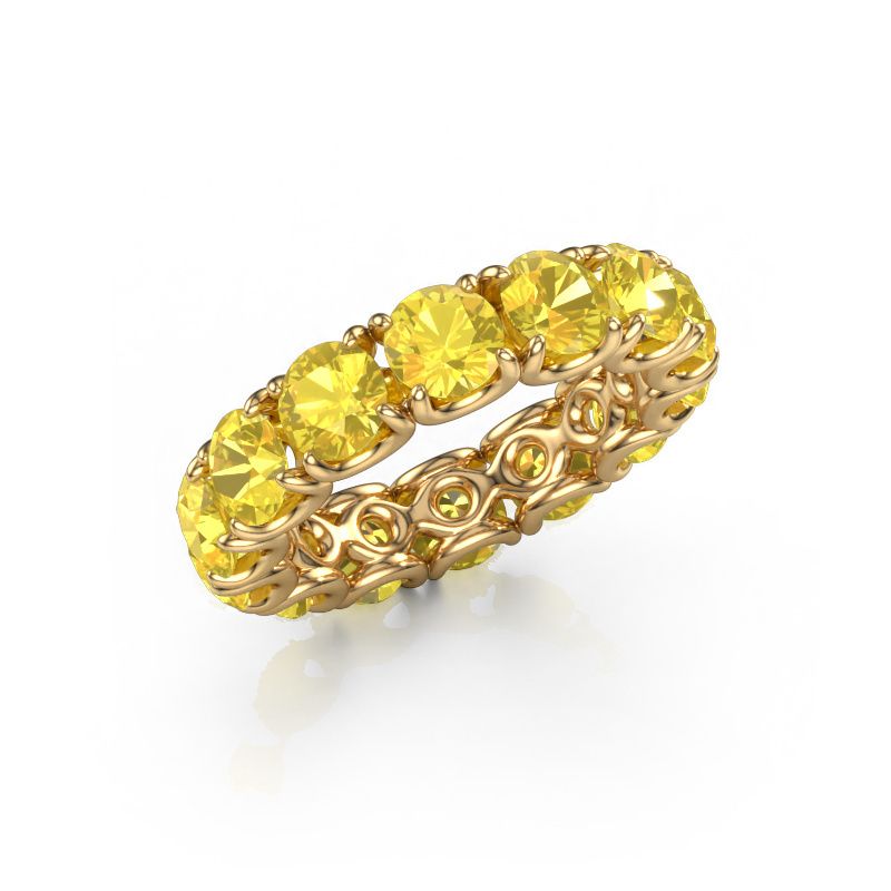 Bague Estee 4.7 585 or jaune saphir jaune 4.7 mm