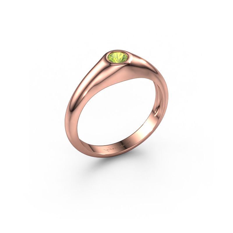 Pinky ring Thorben 585 rose gold peridot 5 mm