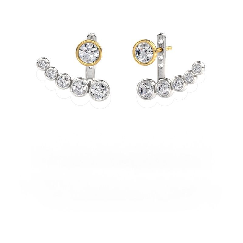 Ohrringe Wendy 585 Weißgold Lab-grown Diamant 2.19 crt
