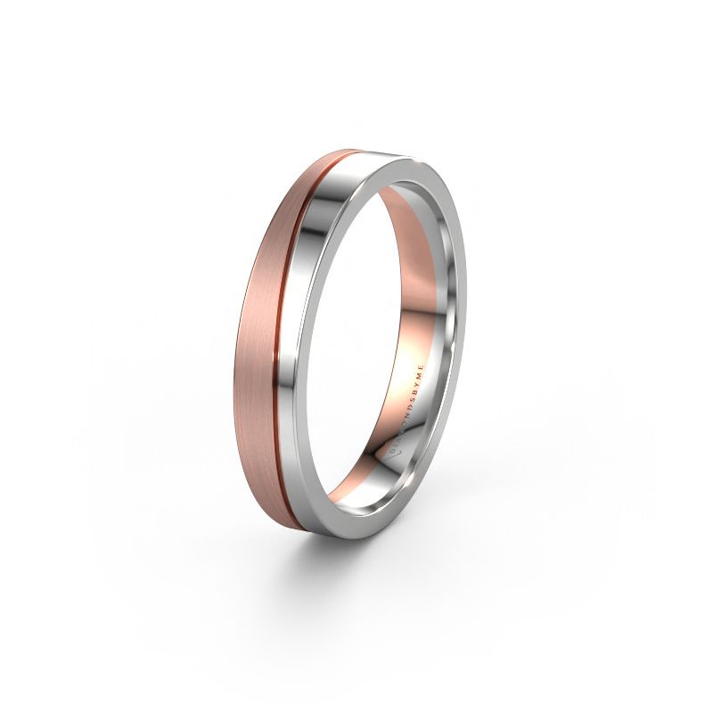 Trouwring WH0900M14AMP 585 rosé goud ±4x1.7 mm