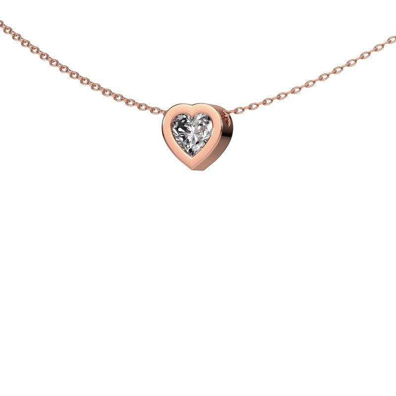 Anhänger Tonja 585 Roségold Diamant 0.50 crt