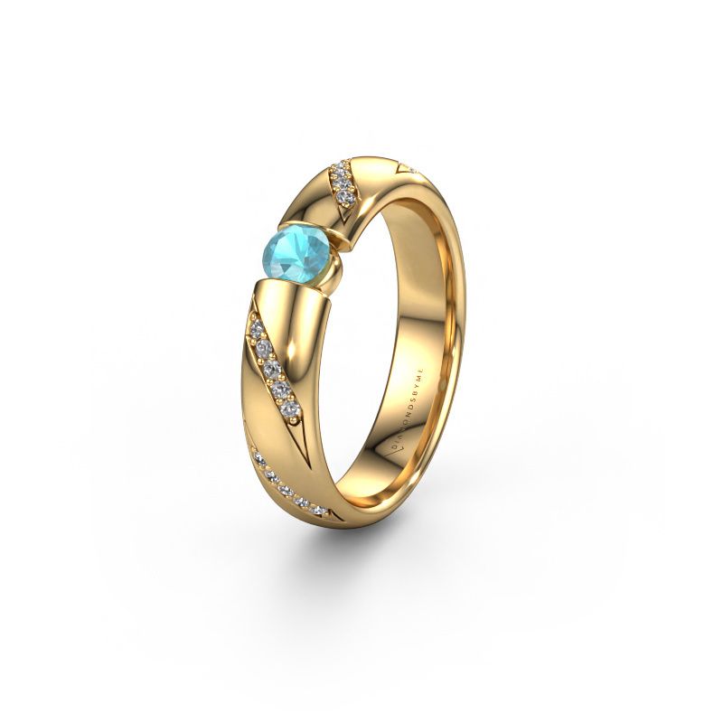 Alliance WH2102L34A 585 or jaune topaze bleue ±5x1.7 mm