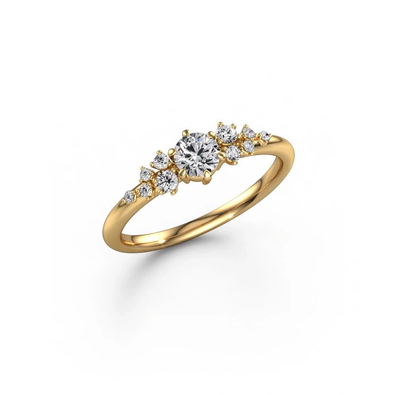 Engagement ring Royce RND 585 gold lab grown diamond 0.30 crt