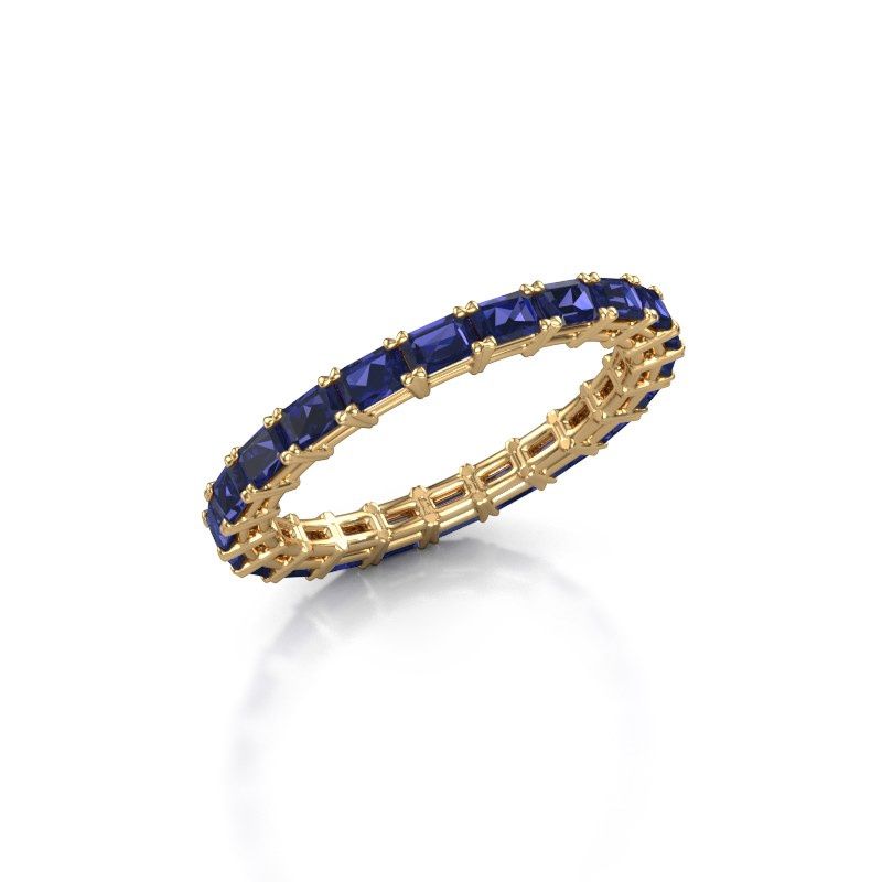 Bild von Vorsteckring vivienne eme 3x2<br/>585 Gold<br/>saphir 3x2 mm