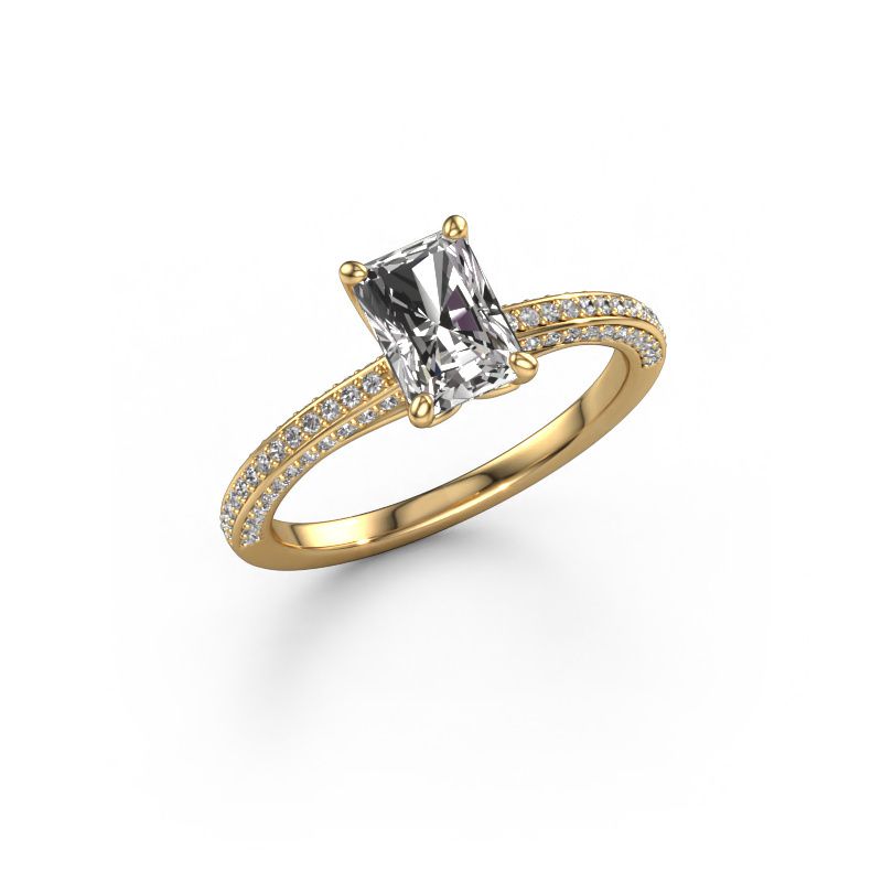 Verlovingsring Elenore rad 585 goud diamant 1.296 crt
