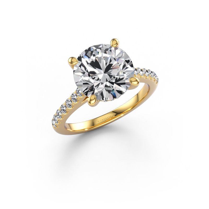 Engagement ring Sophie RND 585 gold lab grown diamond 3.00 crt